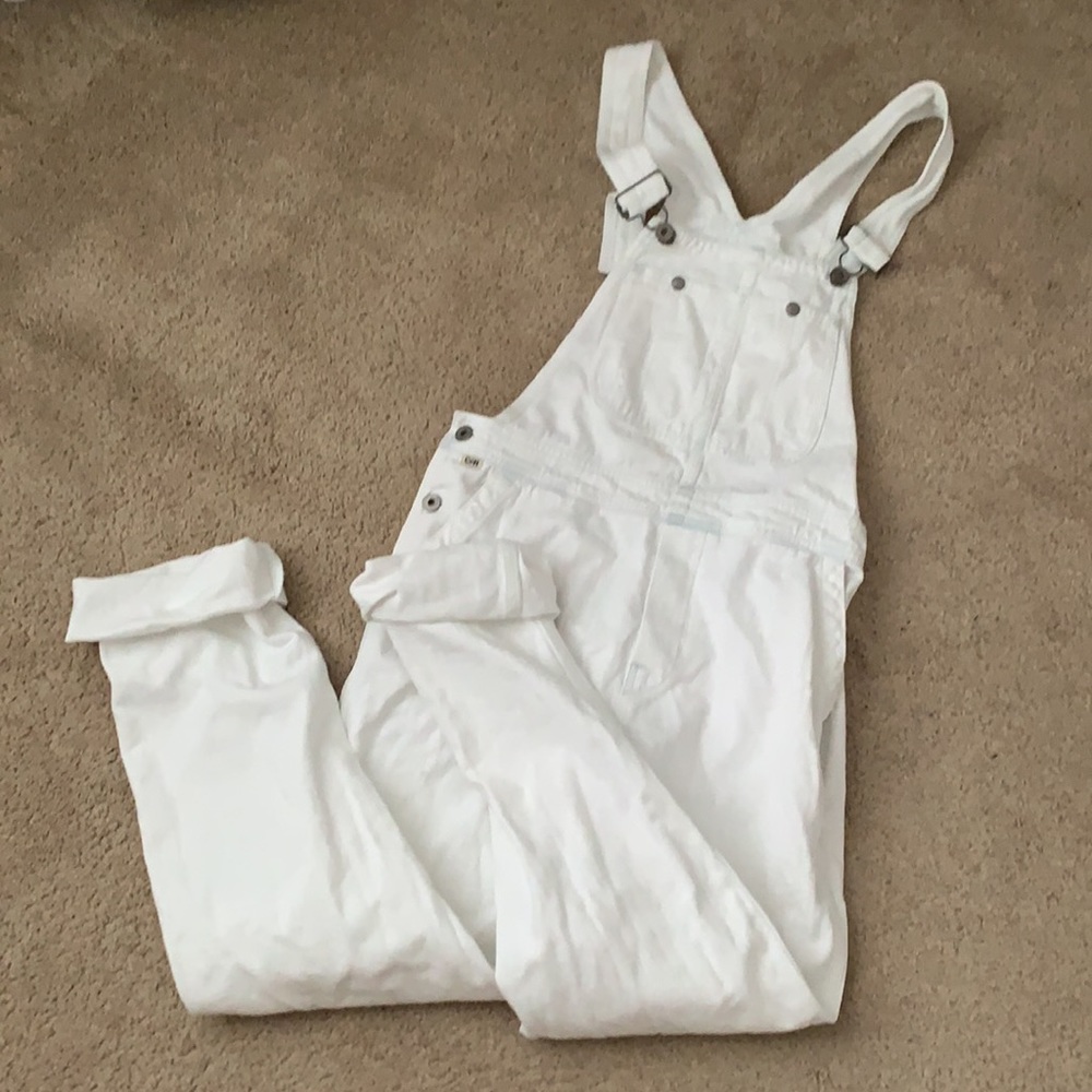 Citizens of Humanity Quincy Overalls White SMALL - Picture 2 of 7